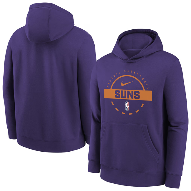 Men's Phoenix Suns Purple 2025/26 Practice Club Pullover Hoodie